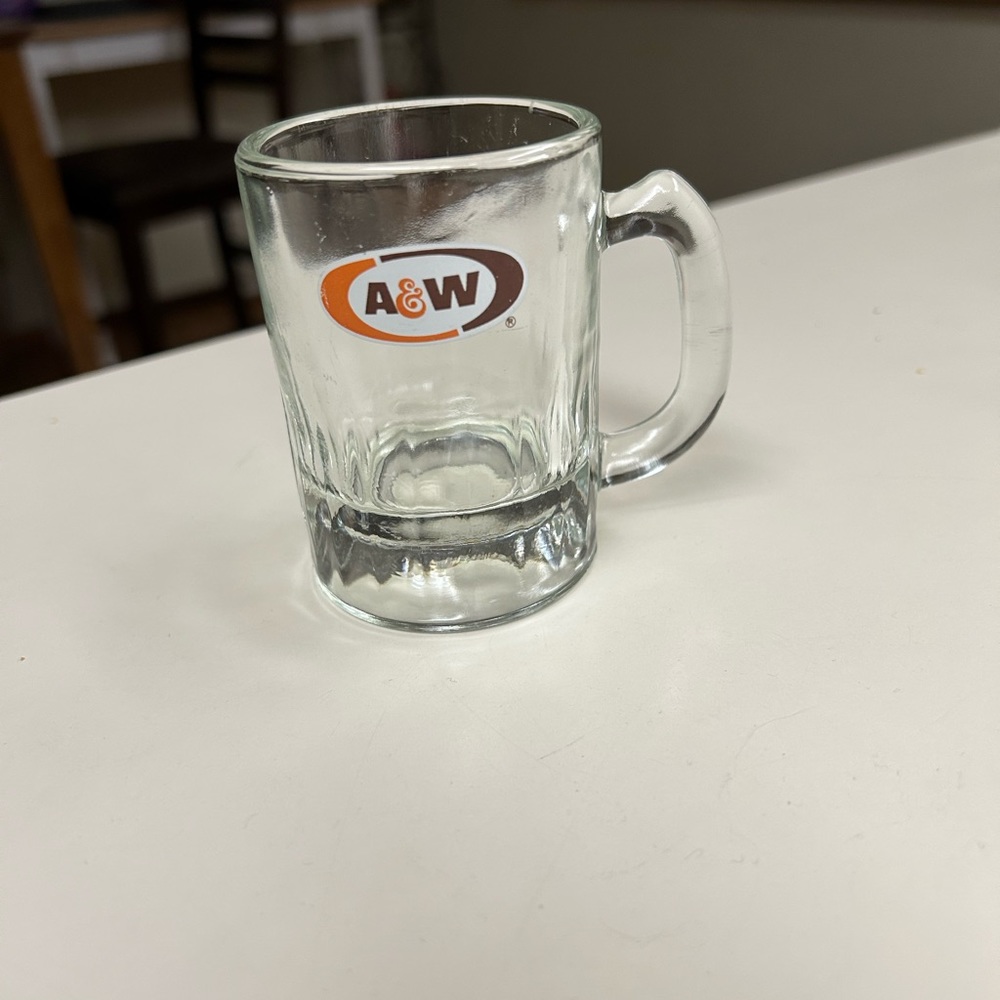 A&W mini glass mug